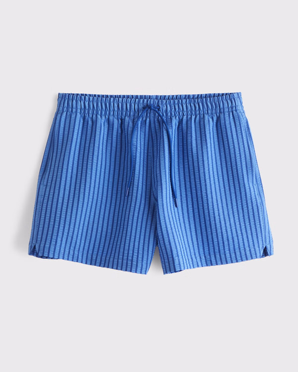 Men's Pull-On Wide Seersucker Swim Trunk | Men's Swimwear | Abercrombie.com | Abercrombie & Fitch (US)