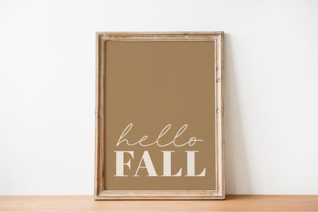 Hello Fall Art, Fall Decor, Fall Art Print, Fall Wall Art, Fall Home Decor | Use code “save20” for 20% for 2+ items!

#LTKunder50 #LTKhome #LTKSeasonal