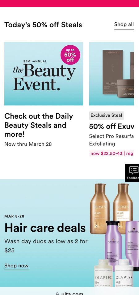 @ultabeauty is having their Spring Semi Annual Sales Event! Such great deals! 
#ad