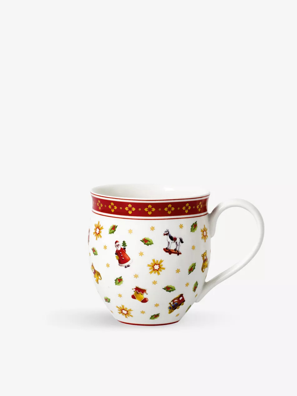 Toy's Delight Christmas-themed porcelain mugs set of two | Selfridges