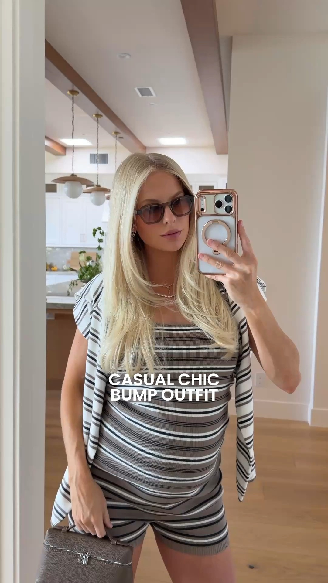 Medium in shorts, sweater, tank top - sized up for pregnancy. True size in shoes 

Bump friendly outfit, maternity look, spring transition, errands outfit, comfy chic look



#LTKBump #LTKSeasonal #LTKootd #LTKdayinmylife