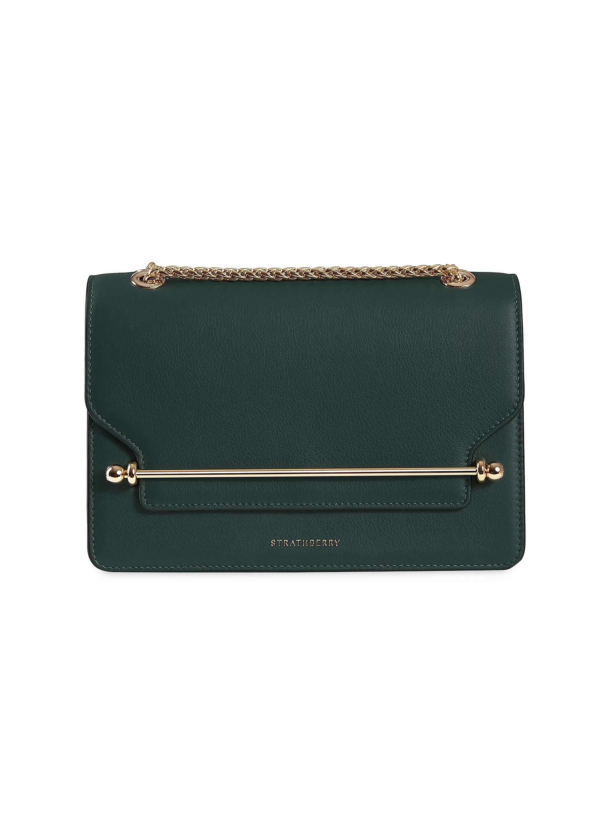 Shop Strathberry East/Weast Leather Shoulder Bag | Saks Fifth Avenue | Saks Fifth Avenue