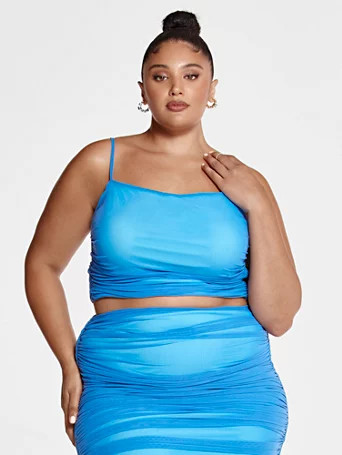 Renee Lined Mesh Tank Top - Fashion To Figure | Fashion to Figure