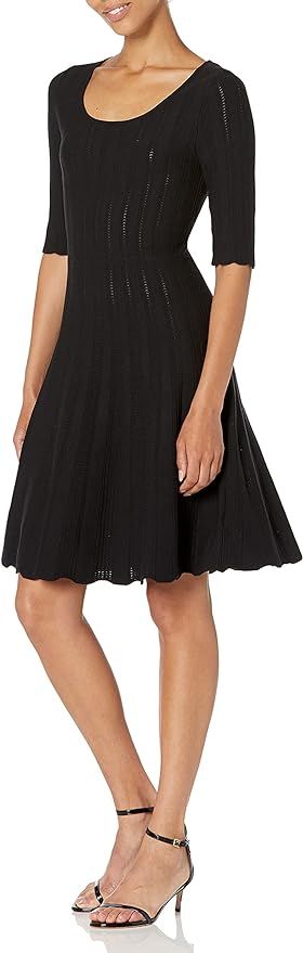 Lark & Ro Women's Matisse Half Sleeve Flared Dress | Amazon (US)