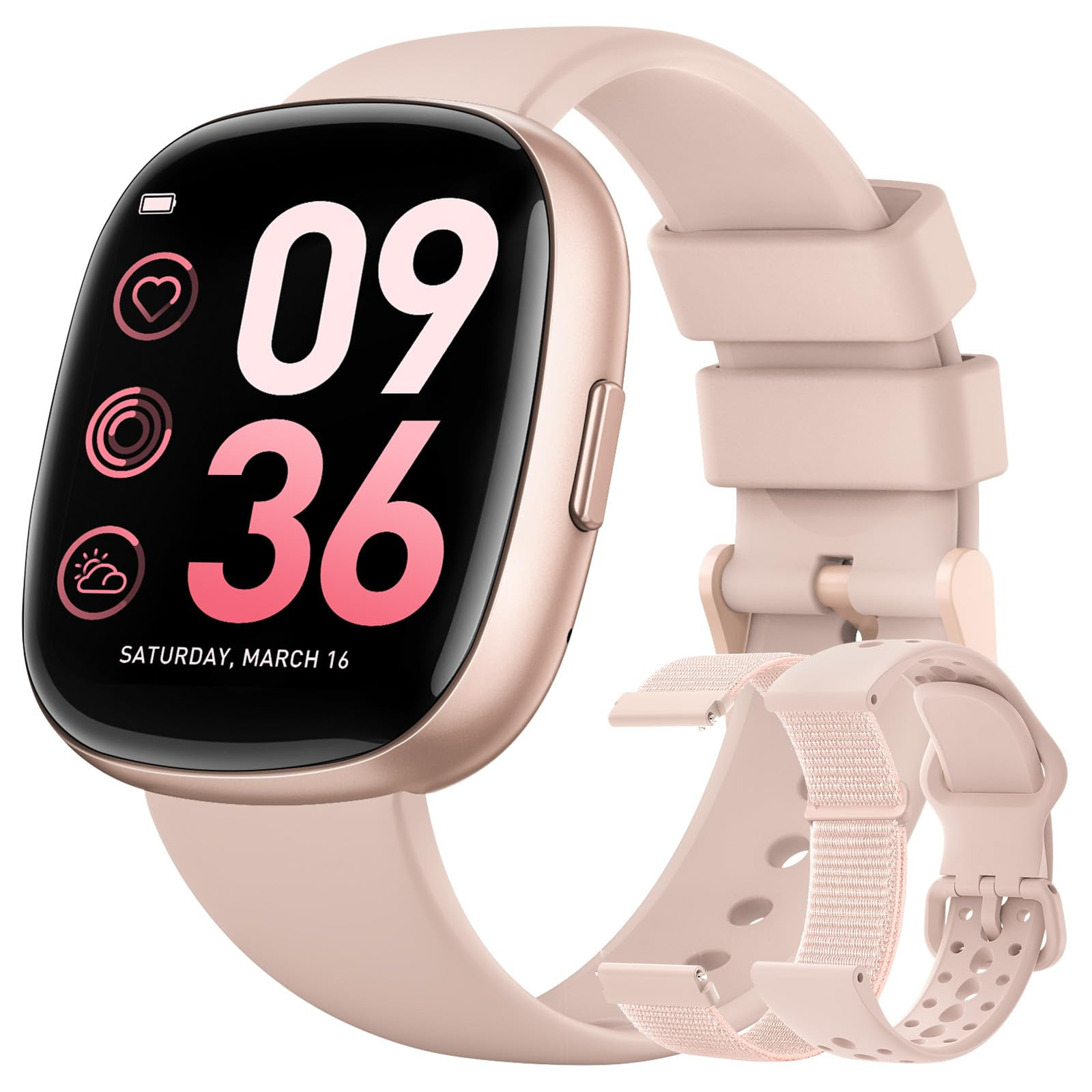 Smart Watches for Women Men with Call: Fitness Trackers with 24-Hour Heart Rate SpO2 Sleep Monito... | Amazon (US)
