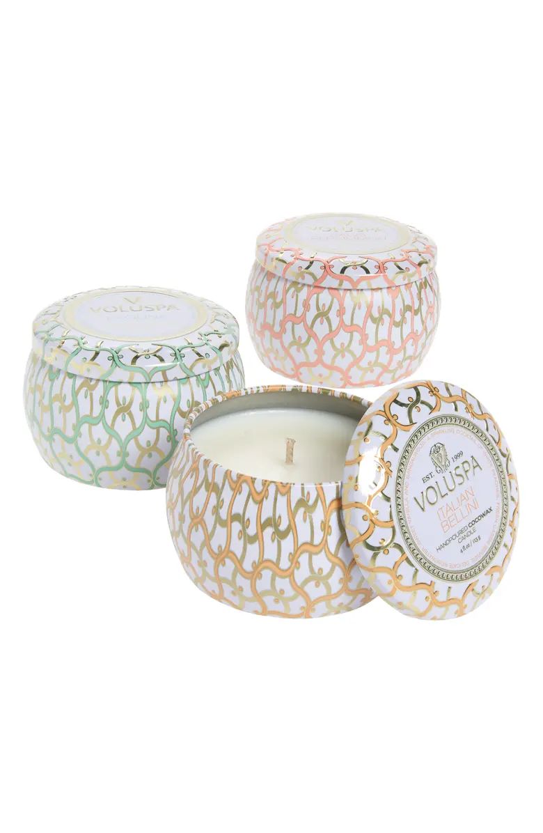 Maison Blanc Mini Tin Candle Trio | Nordstrom | Nordstrom