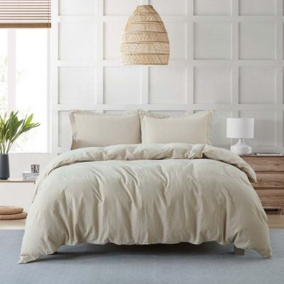 Pre Washed Linen Duvet Cover Set | Macy's