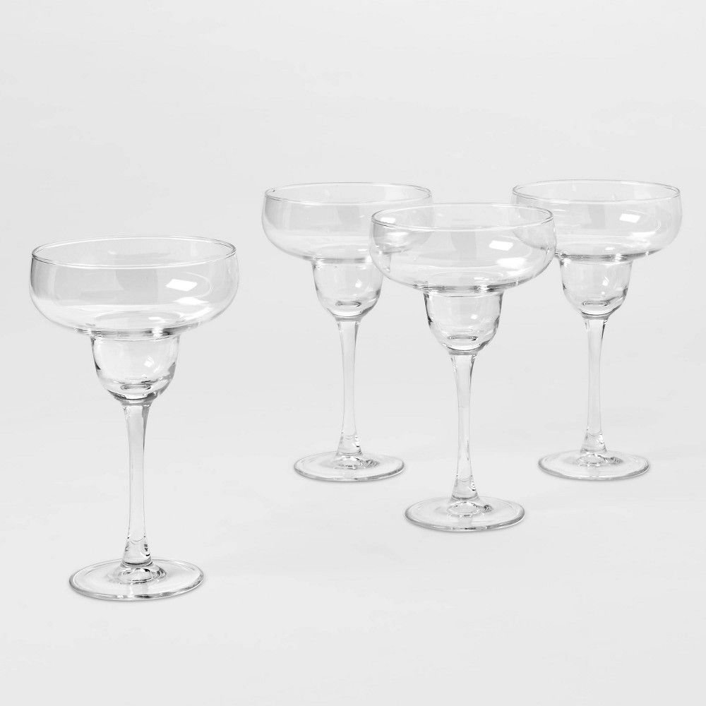 14.5oz 4pk Glass Classic Margarita Glasses - Threshold | Target