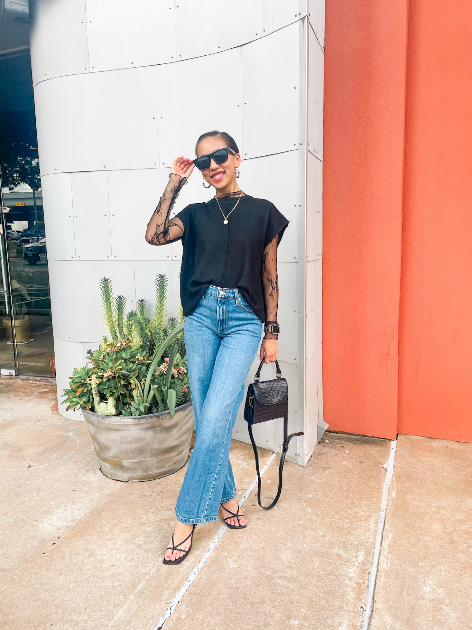 Top (XS), lace top (small), jeans (25), Amazon outfit, Amazon fashion, wide leg jeans, thanksgiving outfit, holiday outfit, date night outfit, holiday fashion,  Amazon style

#LTKfindsunder50 #LTKSeasonal #LTKHoliday