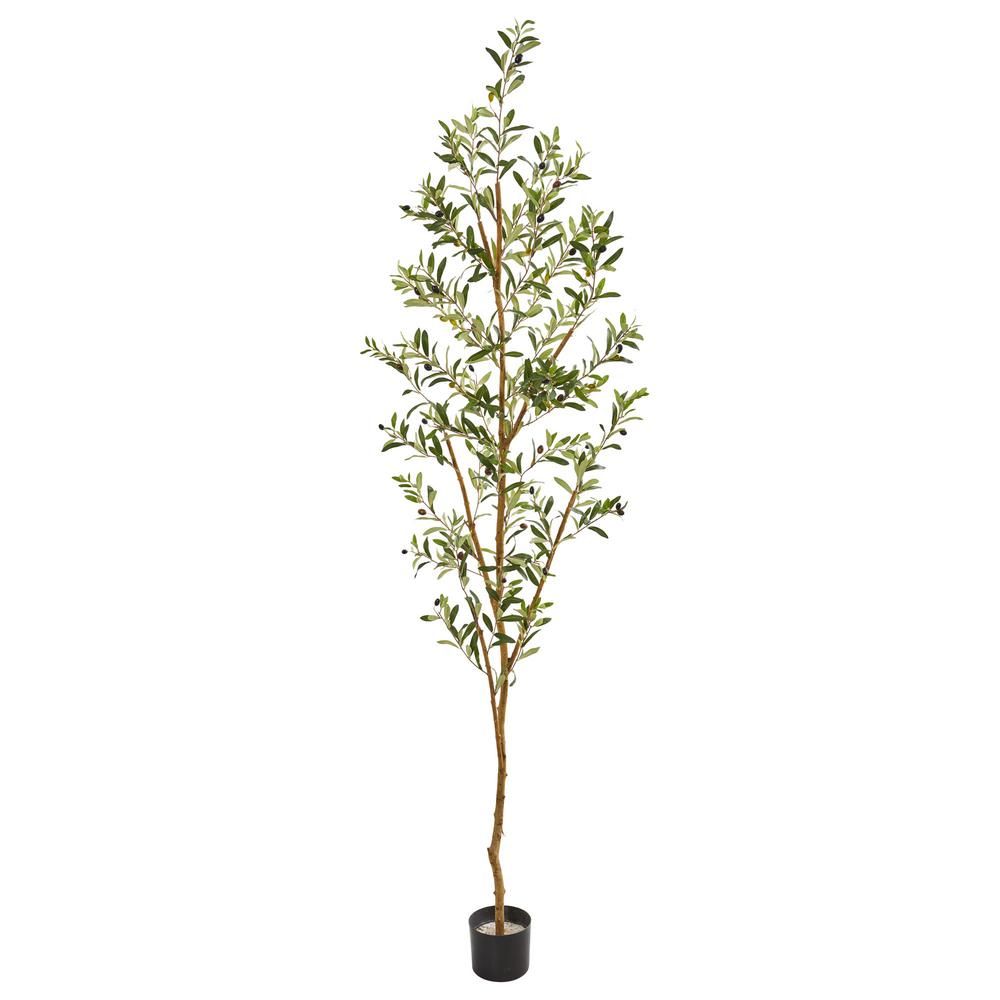 Nearly Natural Indoor 82 in. Olive Artificial Tree | The Home Depot