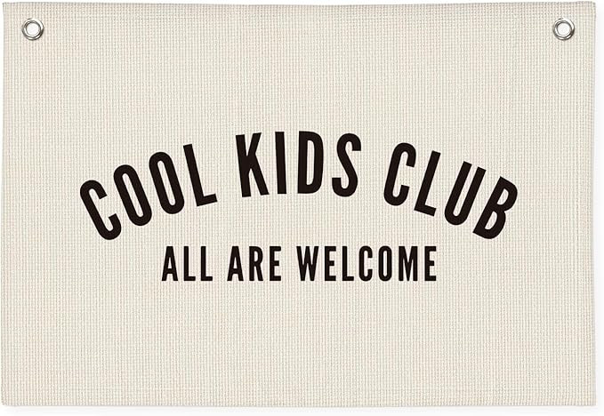 Cool Kids Club Banner, Playroom Kids Room Decor, Playroom Essentials, Long Live Boyhood Linen Ban... | Amazon (US)