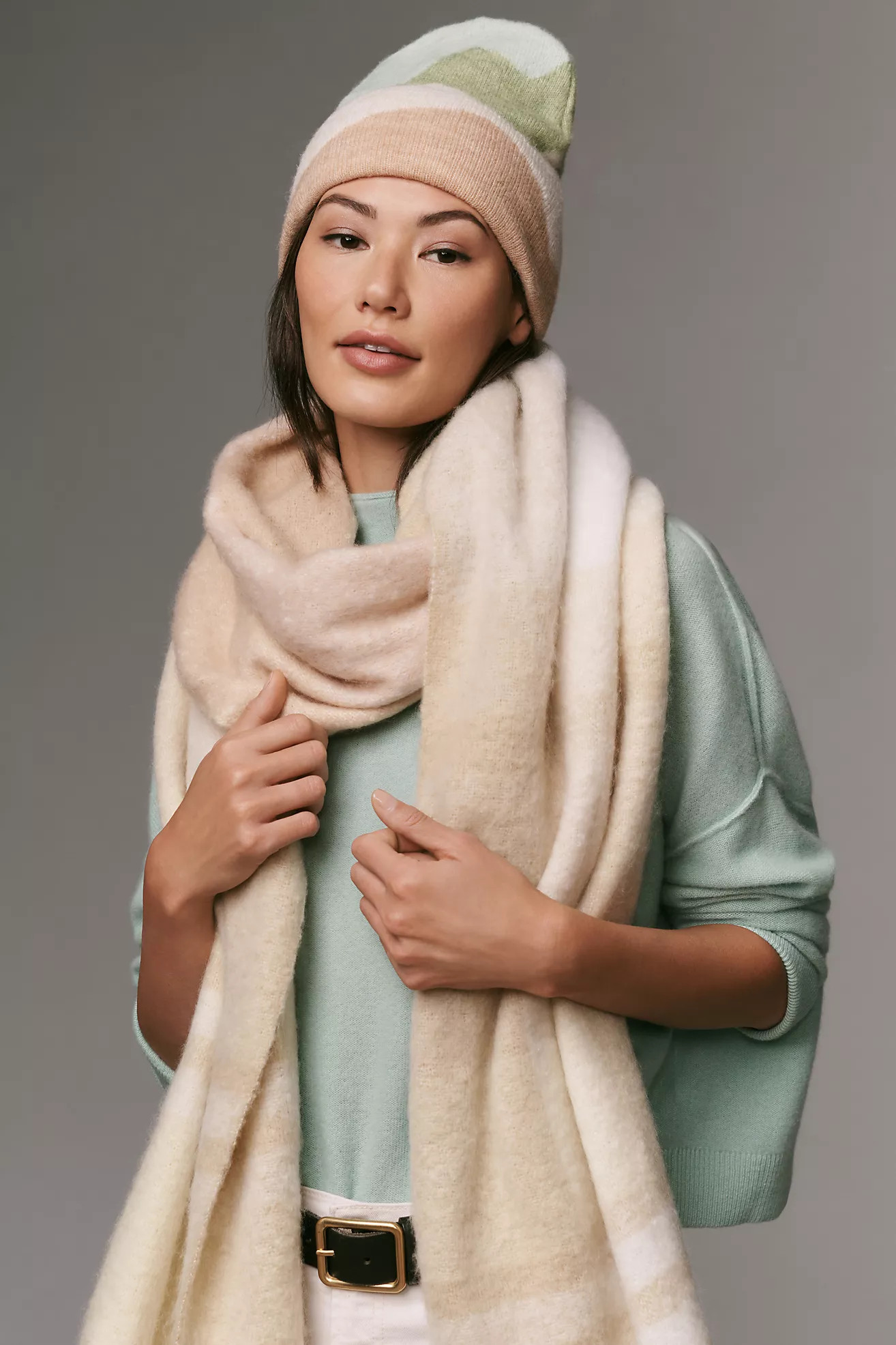 Maeve Colorblock Beanie | Anthropologie (US)