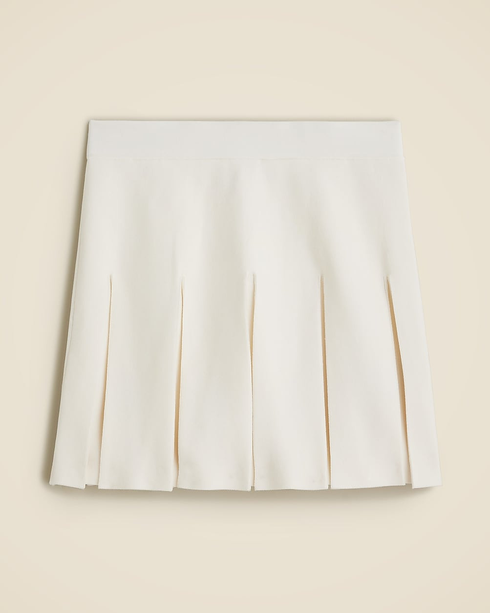 Pleated mini sweater-skirt | J. Crew US