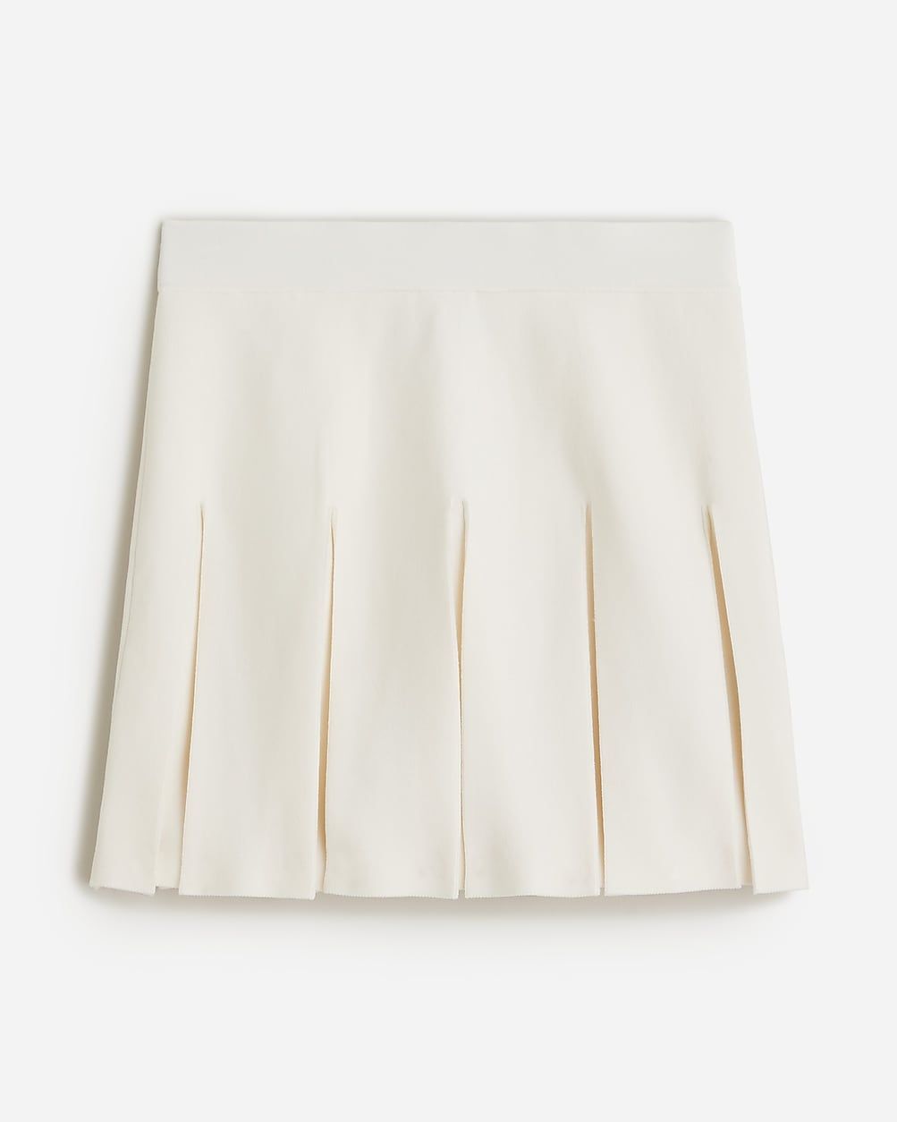 Pleated mini sweater-skirt | J.Crew US