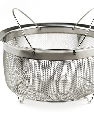 Endurance Stainless Steel 3 Quart Mesh Basket With Folding Handles | Macy's Canada
