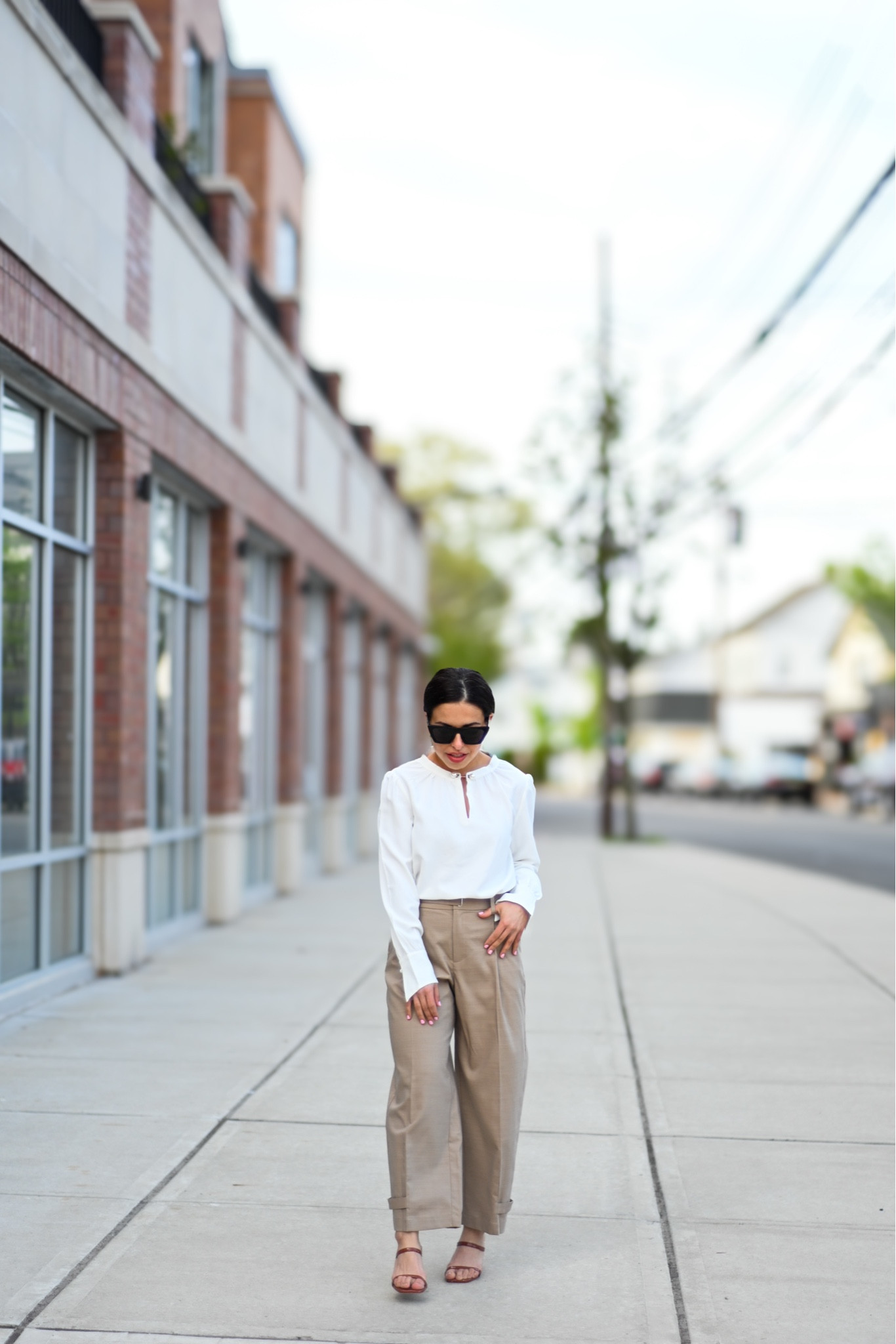 Petite studio pants and dress top with Amazon sunglasses. 

#LTKCyberWeek #LTKHoliday #LTKStyleTip