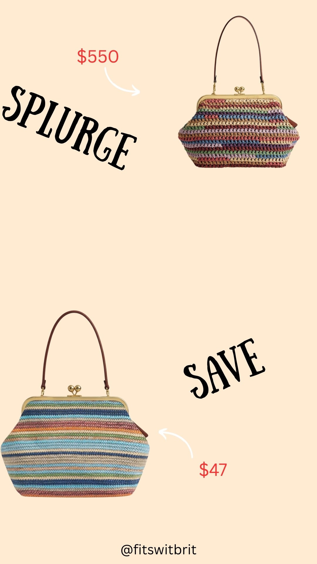 Save or Splurge Multi-color Straw Kisslock Bag

#LTKSeasonal #LTKTravel