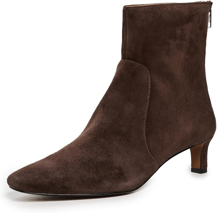 Madewell womens Dimes Kitten Heel Boot | Amazon (US)
