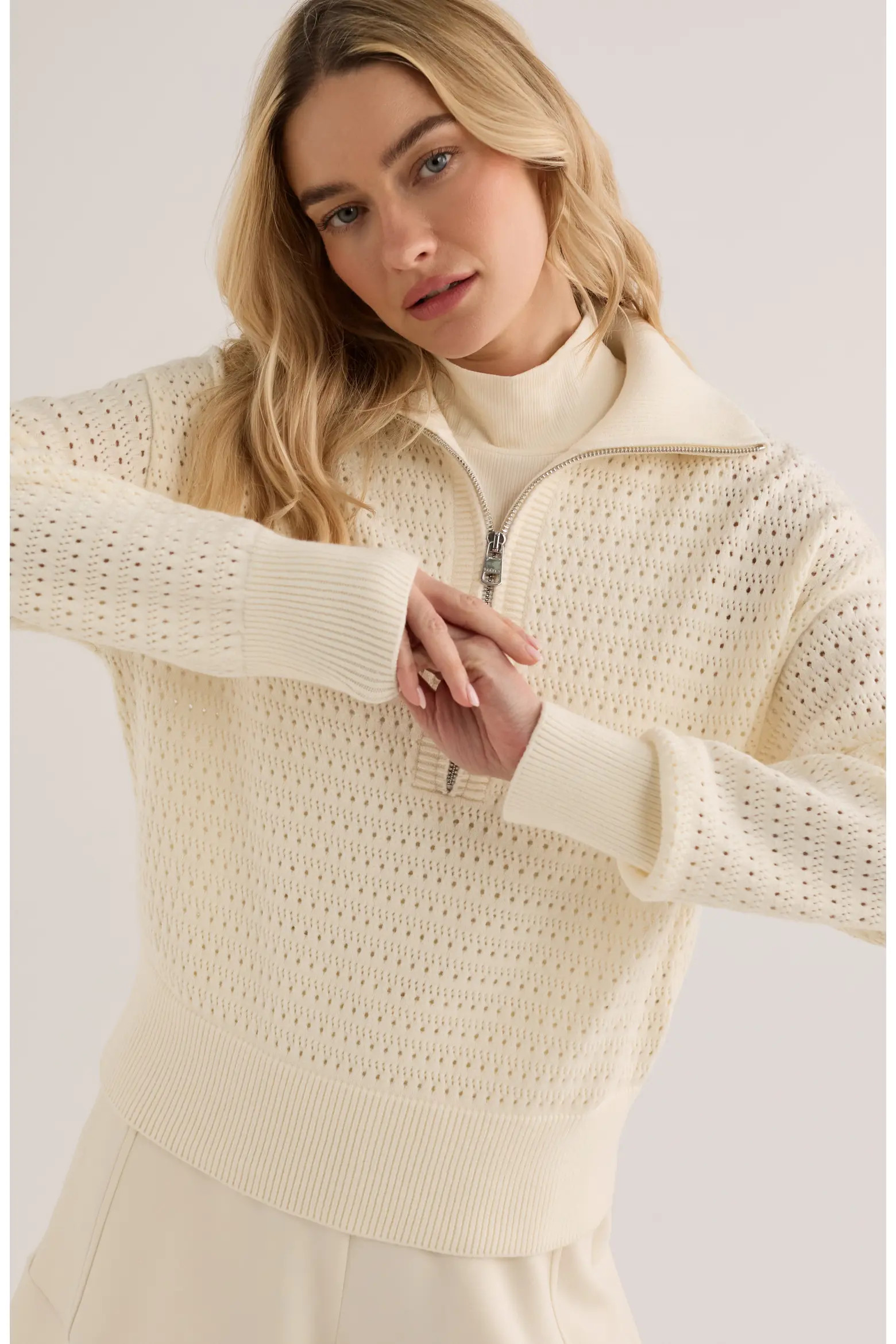 Darla Half Zip Sweater (Women) | Nordstrom | Nordstrom