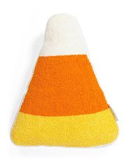 12x15 Shaped Candy Corn Pillow | TJ Maxx