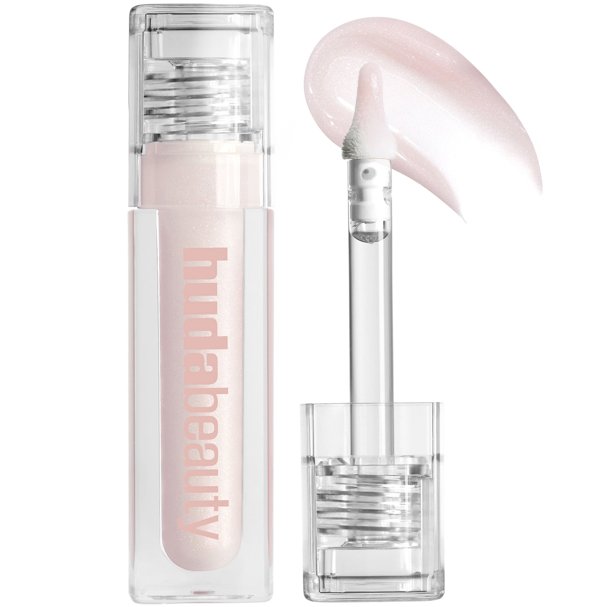Huda Beauty Icy Nude Faux Filler Lip Gloss She Glitzy | Cult Beauty