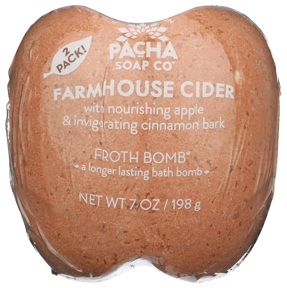 PACHA SOAP Farmhouse Cider Froth Bomb, 7 OZ | Amazon (US)
