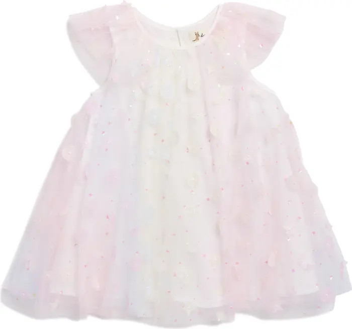 Doe A Dear Kids' Moon & Star Embellished Mesh Dress | Nordstromrack | Nordstrom Rack