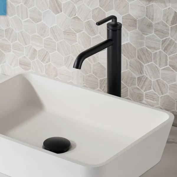 KVF-1220MB Ramus Single Handle Vessel Sink Bathroom Faucet with Drain Assembly | Wayfair North America