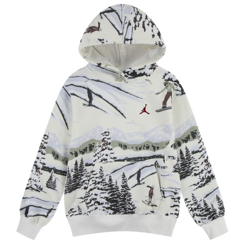Jordan Boys Jordan Brooklyn Holiday Pullover - Boys' Grade School Multi/White Size XL | Foot Locker (US)