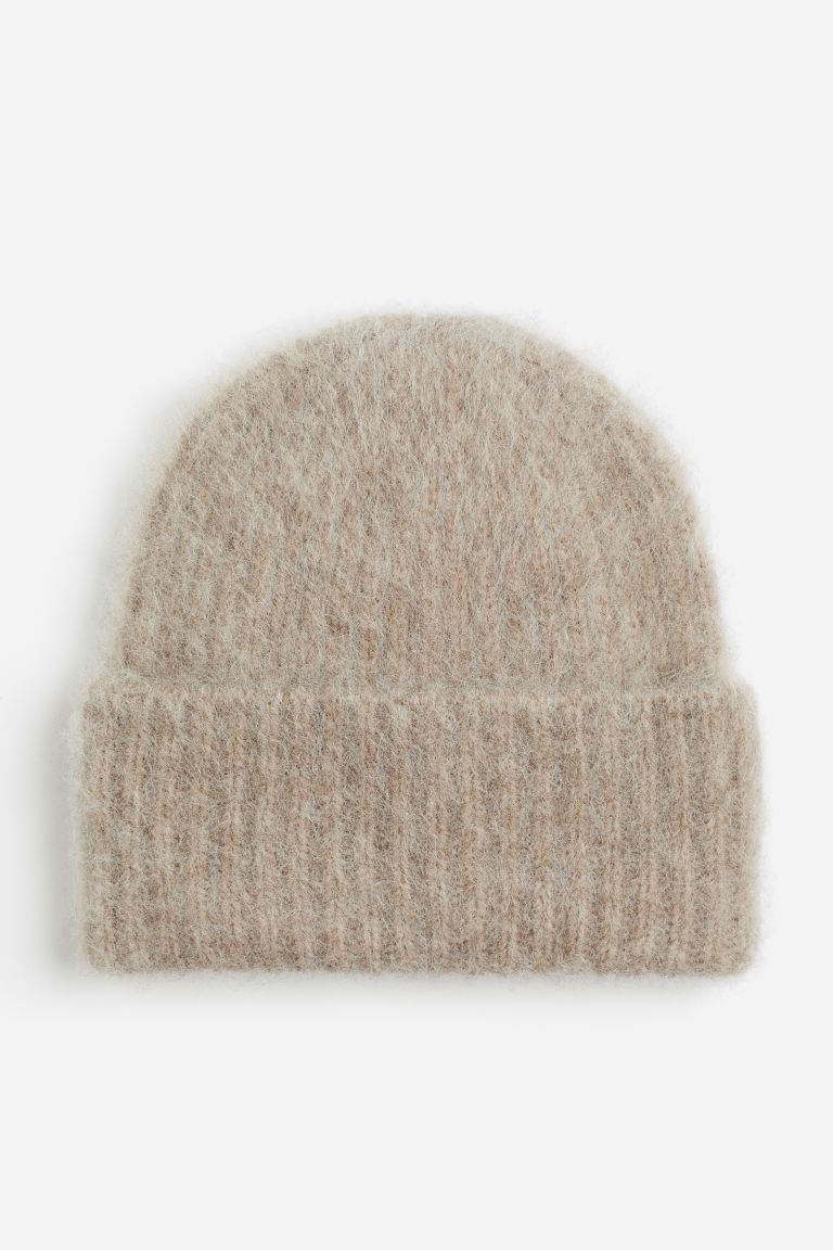 Rib-knit Wool-blend Hat | H&M (US + CA)