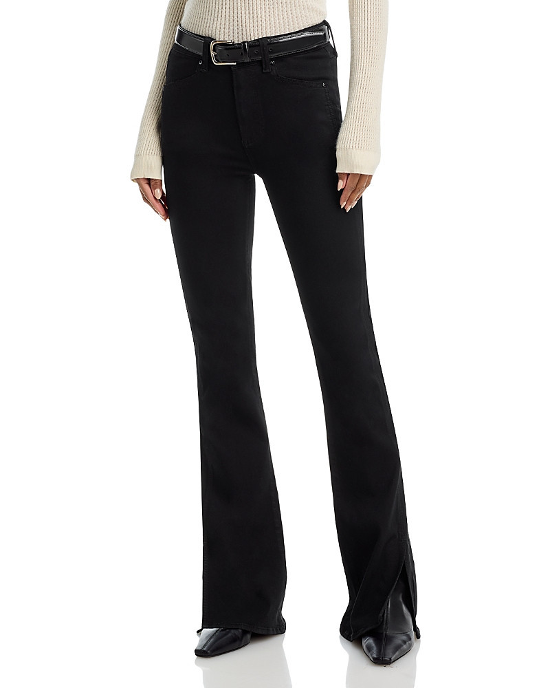 Paige Laurel High Rise Bootcut Jeans in Black Shadow | Bloomingdale's (US)