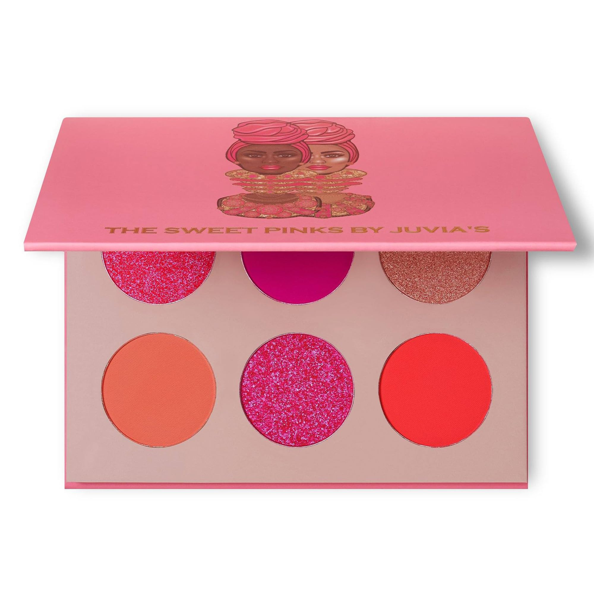 Juvia's Place Palette The Sweet Pinks - Deep Fuchsia, Soft & Sweet Pink, Shades of 6, Pressed Pig... | Amazon (US)