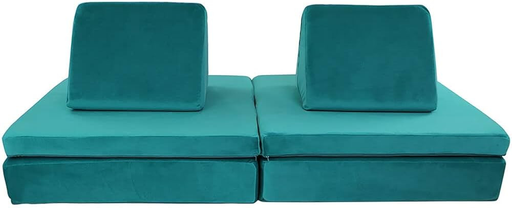 CRITTER SITTERS Kids Lil Lounger Play Couch Modular Sofa Fort Building,Open Ended Play Sturdy Foa... | Amazon (US)