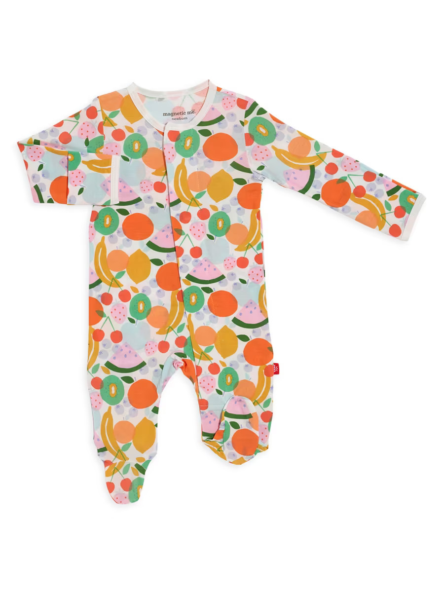 Baby's Fruit Of The Womb Magnetic Footie | Saks Fifth Avenue