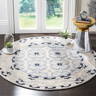 SAFAVIEH Handmade Bella Ardella Modern Floral Wool Rug - Bed Bath & Beyond - 14194959 | Bed Bath & Beyond
