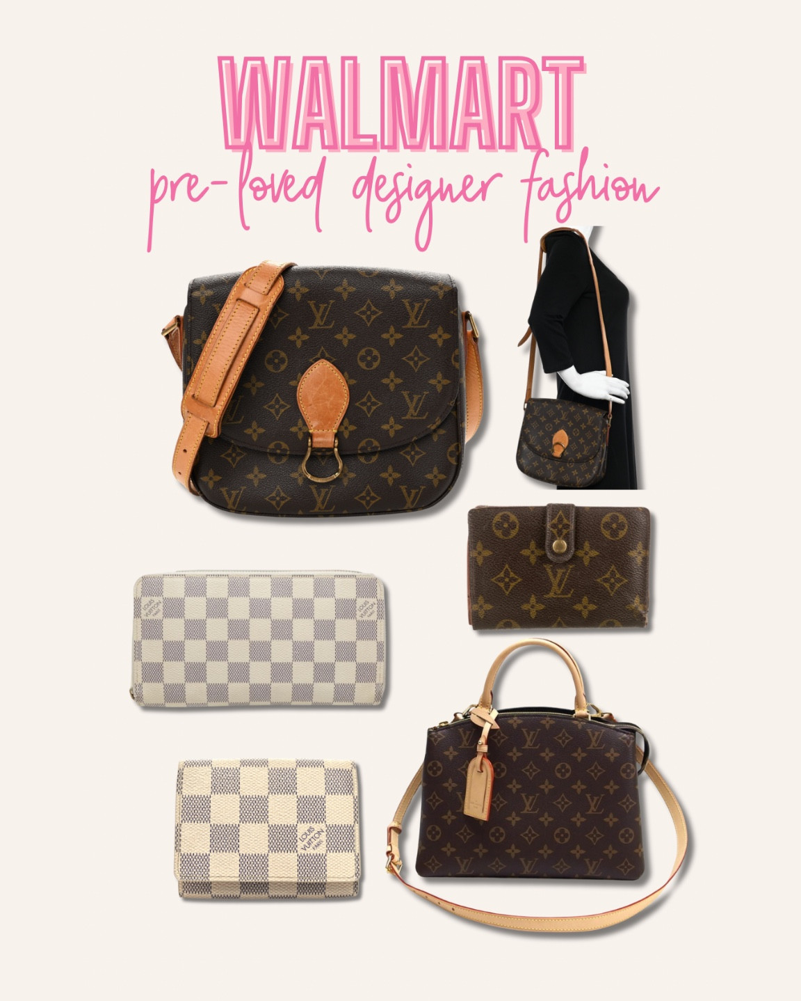 Fave pre-loved designer bags and fashion finds from Walmart! 

@WalmartFashion #walmartpartner #walmartfashion #WalmartPreLovedFashion


#LTKSeasonal #LTKStyleTip #LTKItBag