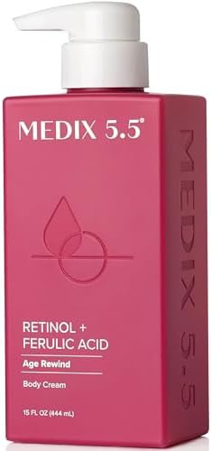 Medix 5.5 Retinol Body Lotion Firming Moisturizer | Crepey Skincare Treatment | Retinol Body Crea... | Amazon (US)