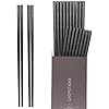 Hiware 10-Pairs Fiberglass Chopsticks - Reusable Chopsticks Dishwasher Safe, 9 1/2 Inches - Black | Amazon (US)