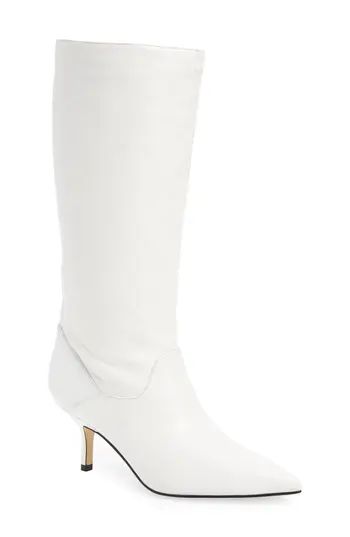 Women's Mark Fisher Ltd Dacey Boot, Size 5 M - White | Nordstrom