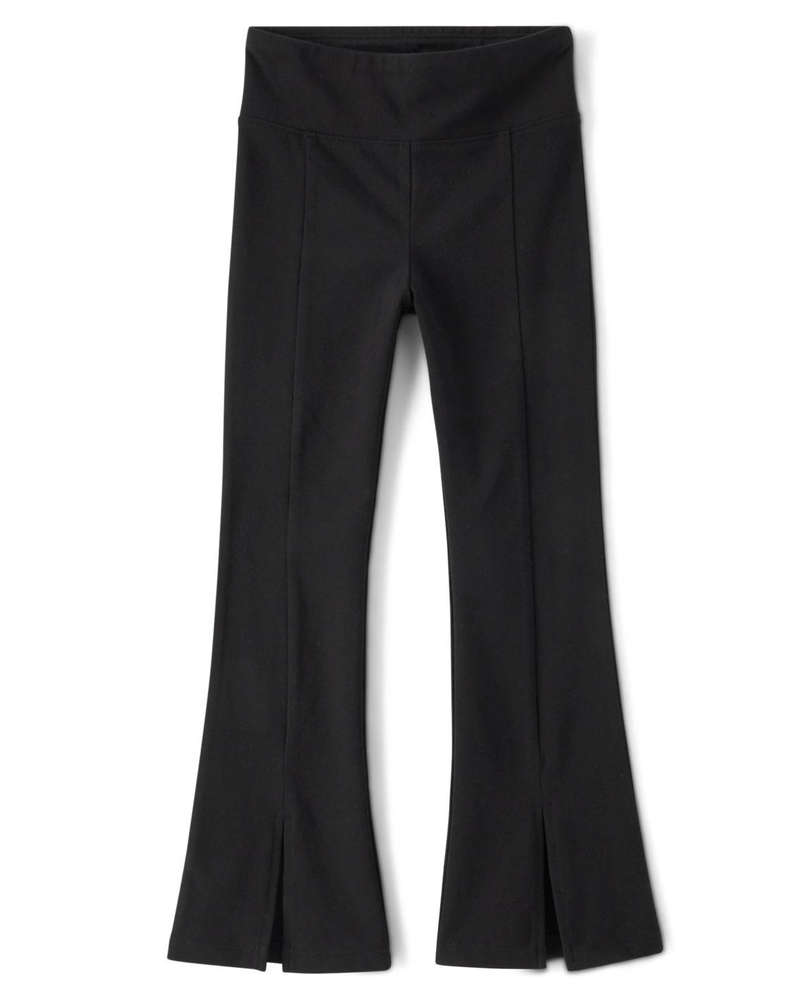 Girls Split Flare High Rise Leggings - black | The Children's Place