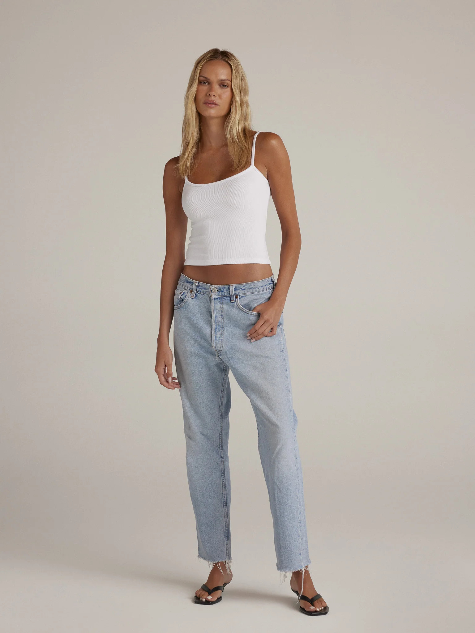 DONYA TANK / WHITE | CLYQUE