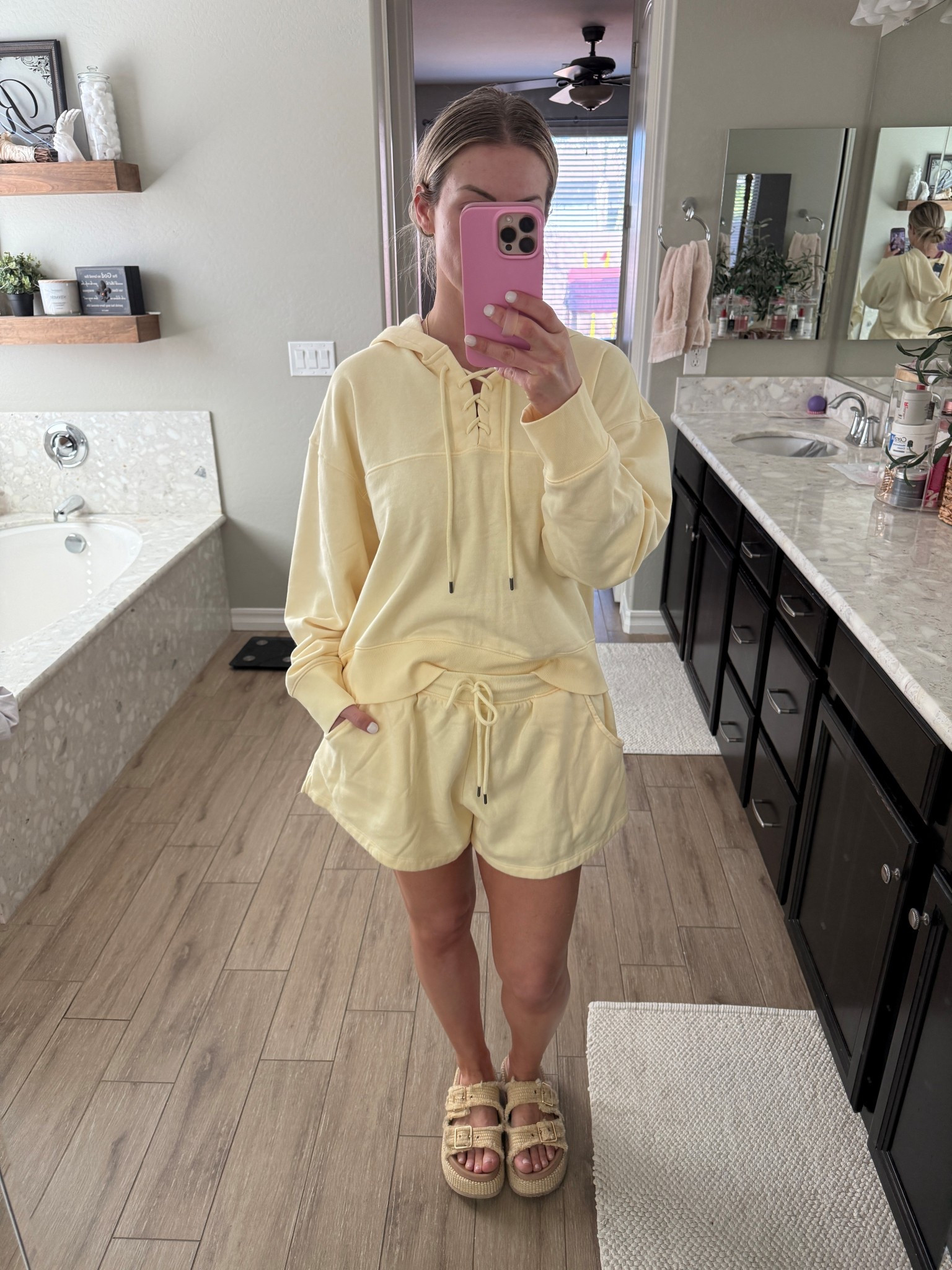 The perfect cozy set for your beach vacation 😍 

#CoastalGrandma #Coastal #BeachVacation #Vacation #Yellow ￼

#LTKmomlife #LTKActive #LTKootd