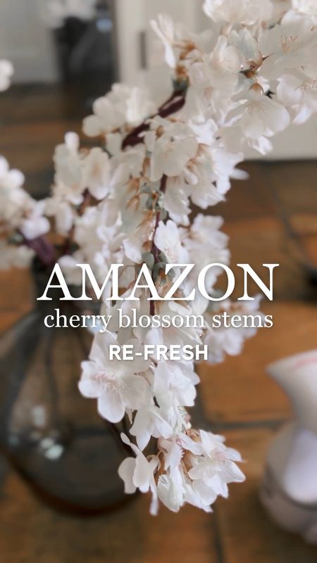 I found the most beautiful, realistic, cherry blossoms stems on Amazon, after ordering several different brands. However, they came in vacuum packed, and when I pulled them out of the packaging, some stems and leaves fell off and they looked really flat. They opened up a pretty good bit initially but they still looked flat in comparison to the other brands. but I really love the color and how real they looked so I took a steamer and steamed them and they Opened up so beautifully. It was like watching a Time-lapse when flowers grow. They doubled in size and right now they’re on sale, for $36.99

I have one three pack, but I’m going to go ahead and order another one . I love how they turned out and look in my entryway.



#LTKhome #LTKsalealert #LTKfindsunder50