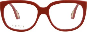 56mm Fashion Rectangle Optical Glasses | Nordstrom Rack