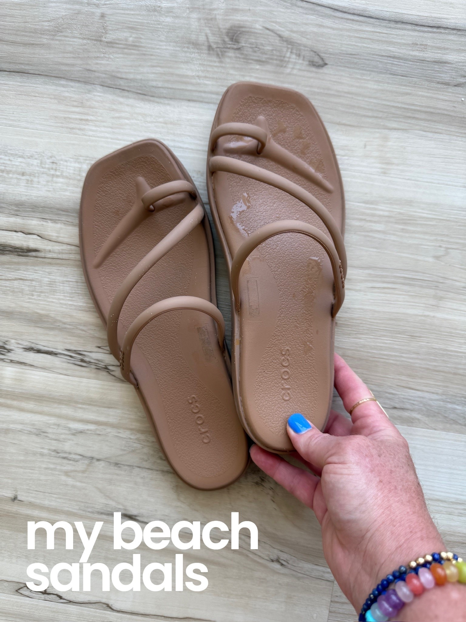 My go to sandal for the beach, pool, anything with water!💦 @crocs 

They're so comfortable, go with every outfit, and easy to slip on and go!

#LTKootd #LTKSwim #LTKTravel