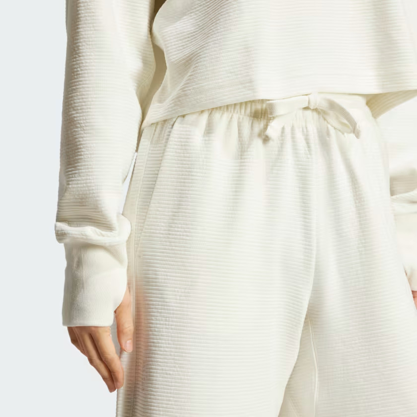 ALL SZN Rib 7/8-Length Wide Leg Pants | adidas (US)