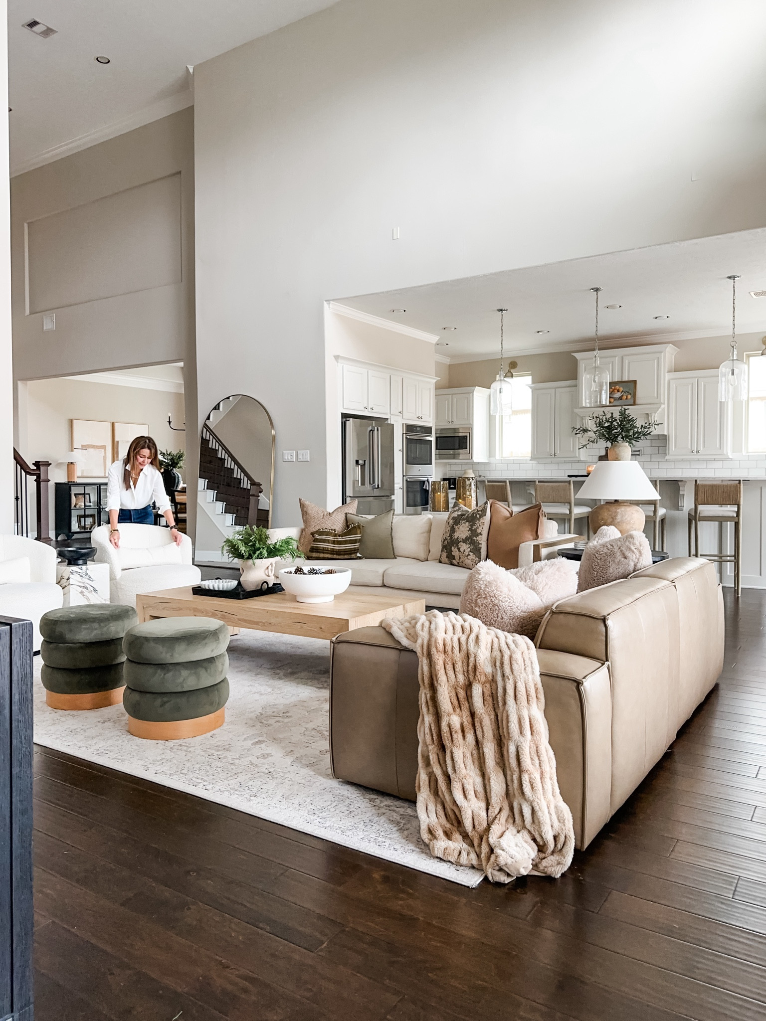 Sharing my living room views after the holiday decor has come down. My coffee table is best seller along with my upholstered sofa. All my living room goodies are linked here! Send me a message if something is missing and I’ll provide links. Winter decor. 

#LTKSeasonal #LTKhome #LTKstyletip