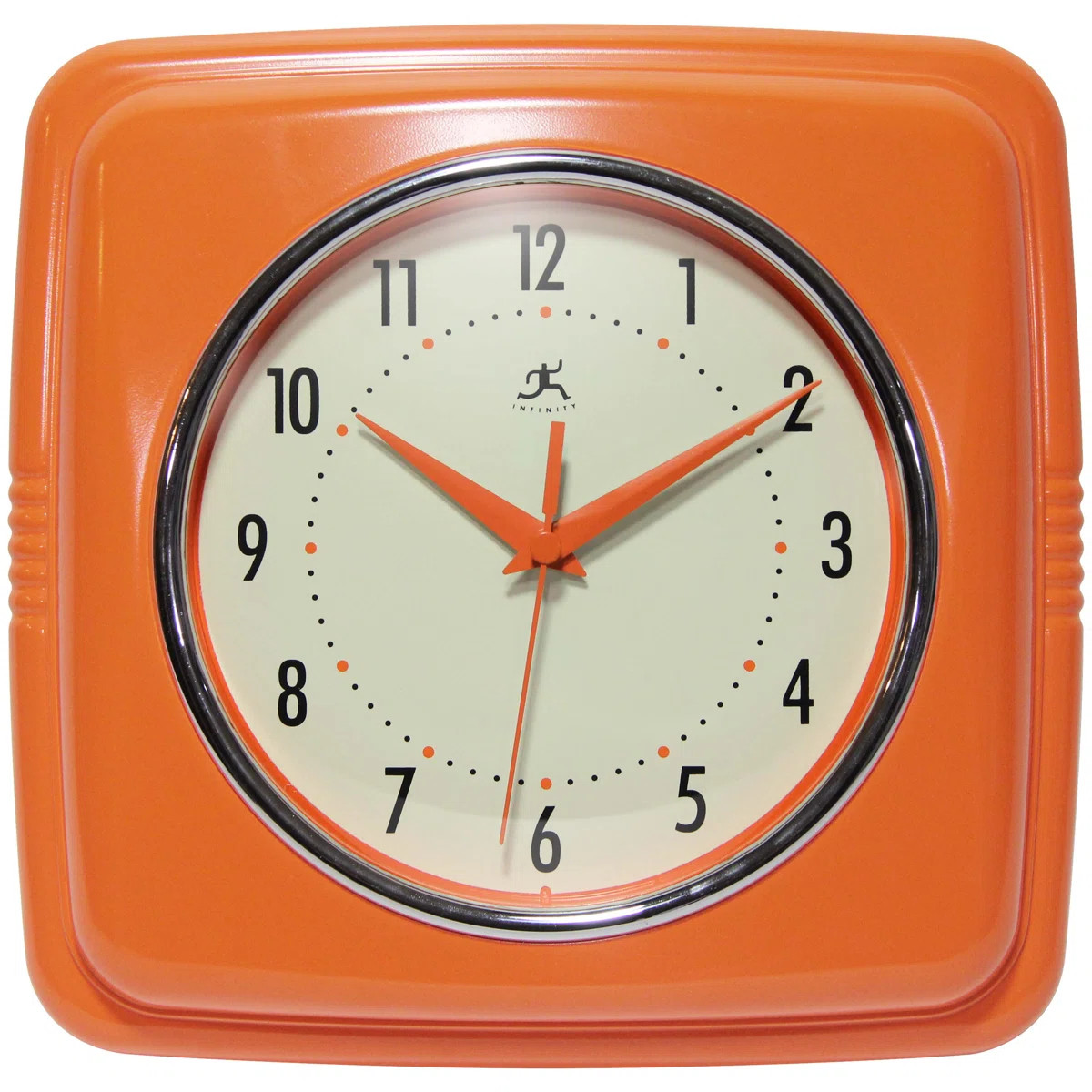 Orrwell Square Plastic Wall Clock 9.25 Inches | AllModern
