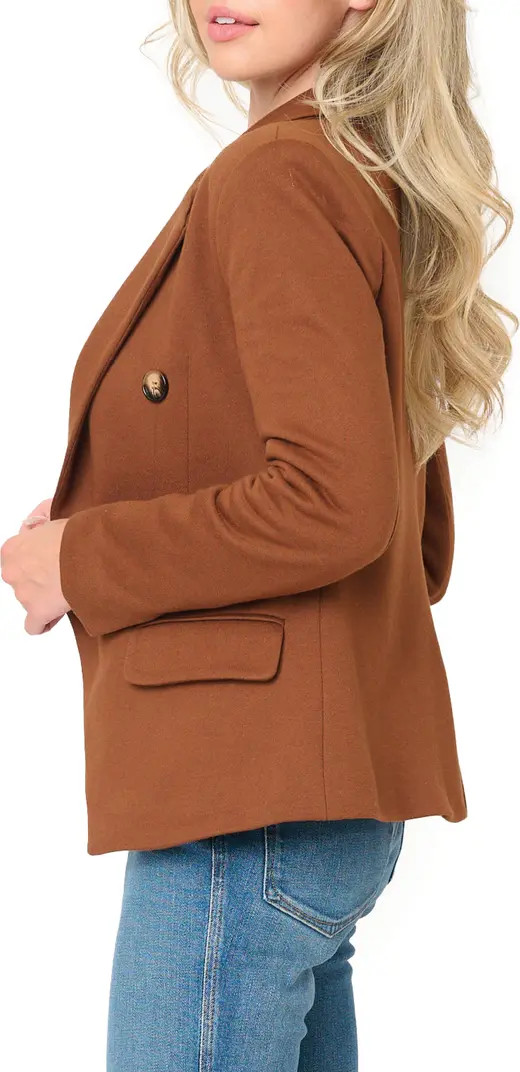 GIBSONLOOK Double Breasted Cotton Blend Blazer | Nordstrom | Nordstrom