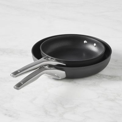 Calphalon Premier Space-Saving Hard-Anodized Nonstick Fry Pan Set, 8" and 10" | Williams-Sonoma